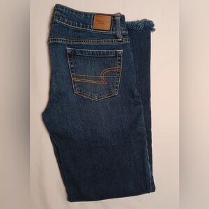 American Eagle Outfitters Dark Blue Boyfriend Jeans